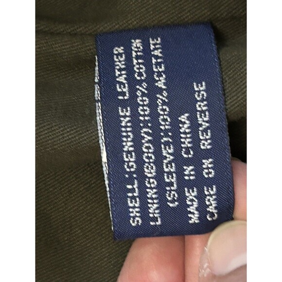 Structure Men’s Size XL Vintage Brown Leather Coat Jacket Lining Insert - Picture 14 of 16